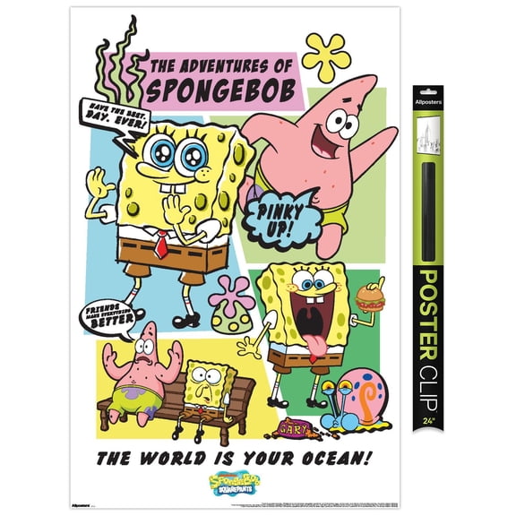 Nickelodeon SpongeBob SquarePants - Ocean Comic Wall Poster, 22.375" x 34"