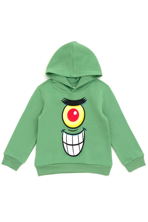 SpongeBob SquarePants Plankton Fleece Matching Family Cosplay Pullover Hoodie Toddler to Big Kid