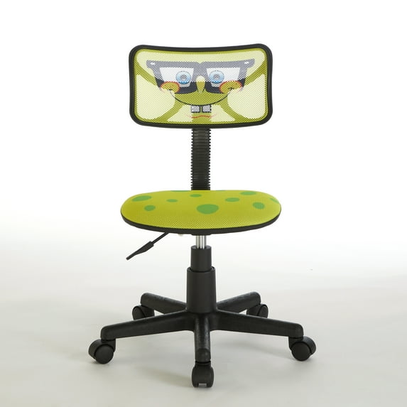 Nickelodeon SpongeBob SquarePants Swivel Mesh Chair, Adjustable Height, Yellow