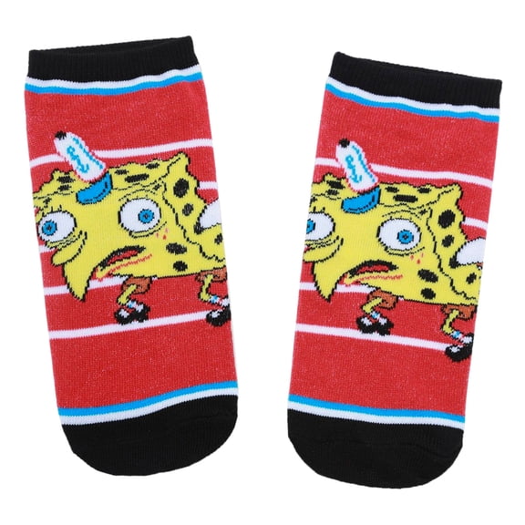 Nickelodeon SpongeBob SquarePants Women's Chicken Dance No Show Sock 1 Pair Shoe Size 5-10