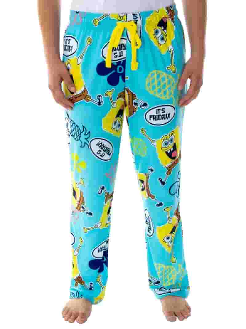 【SpongeBob X Kakao Friends】Cooling Pajamas★女性用 Nickelodeon SpongeBob Squarepants Adults Sleepwear Bottoms