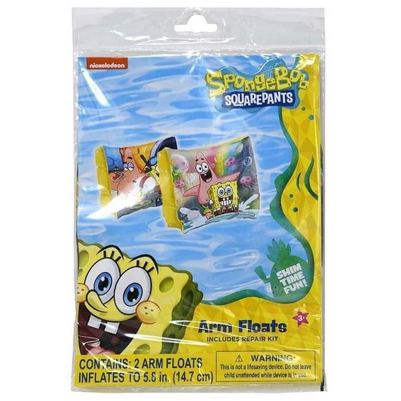 Nickelodeon SpongeBob Swimming Pool Inflatable Arm Floaties