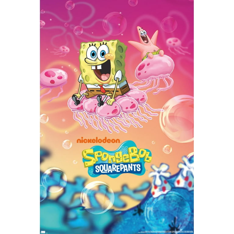 Poster Géant Sponge Bob Squarepants – Décoration Murale Officielle Pour Chambre D’enfant