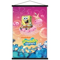 Nickelodeon SpongeBob - Water Fun Wall Poster with Magnetic Frame, 22.375" x 34"
