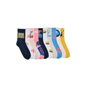 Nickelodeon SpongeBob Womens 10-Pack Crew Socks, Shoe Size 4-10