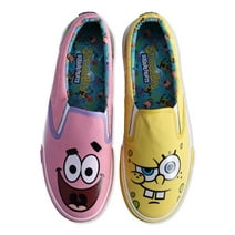 Nickelodeon SpongeBob Women’s Low Top Slip-on Sneakers, Sizes 6-11
