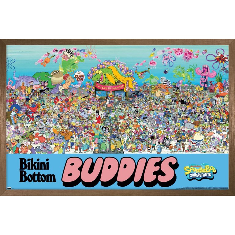 Nickelodeon Spongebob 25th - Bikini Bottom Buddies Wall