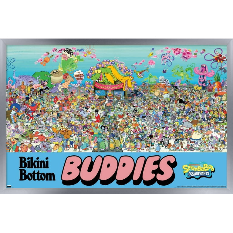 Nickelodeon Spongebob 25th - Bikini Bottom Buddies Wall