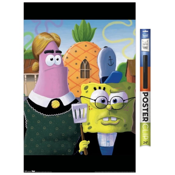 Nickelodeon Spongebob - American Gothic Wall Poster, 22.375" x 34"