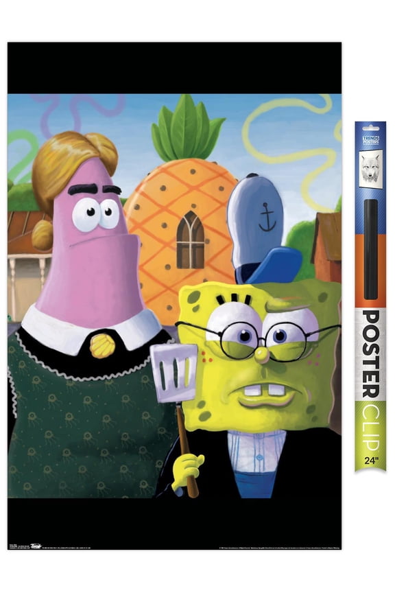 Nickelodeon Spongebob - American Gothic Wall Poster, 22.375" x 34"