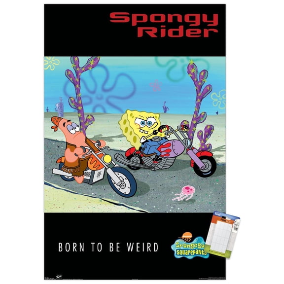 Nickelodeon Spongebob - Biker Wall Poster, 22.375" x 34"