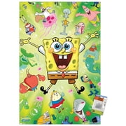 Nickelodeon Spongebob - Burst 22.37" x 34" Poster, by Trends International