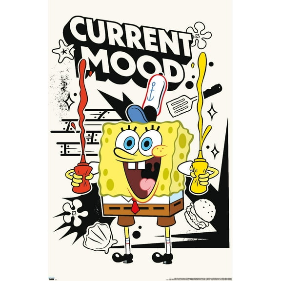 Nickelodeon Spongebob - Current Mood Wall Poster, 22.375" x 34"