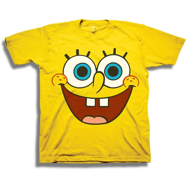 Nickelodeon Spongebob Face Toddler Boy Short Sleeve Graphic Tee
