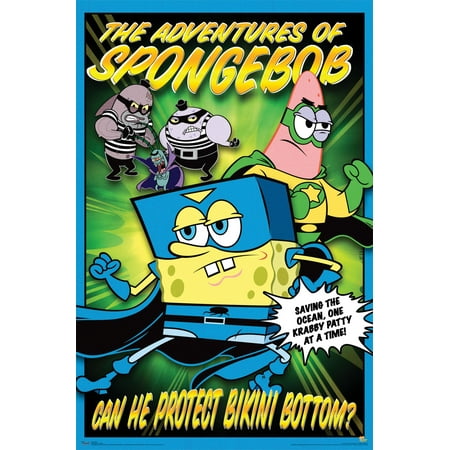 Nickelodeon Spongebob - Funny Wall Poster, 22.375" x 34"