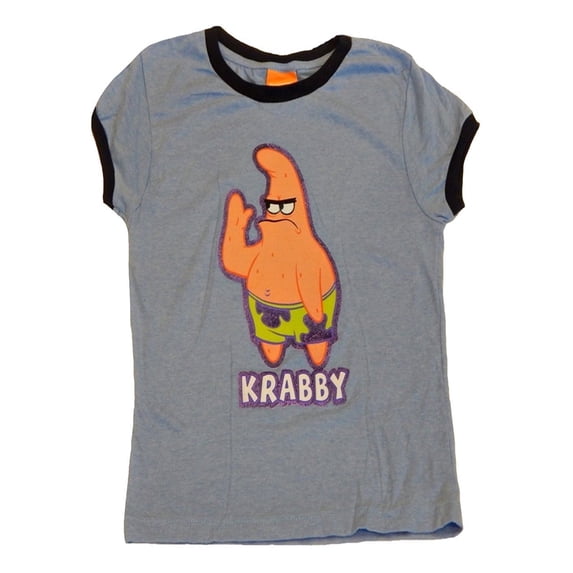 Nickelodeon Spongebob SquarePants Patrick Youth T-Shirt Unisex (XS, Krabby)