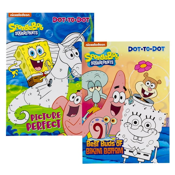 Nickelodeon Spongebob Squarepants Coloring Book - 64 Pages - 2 Assorted