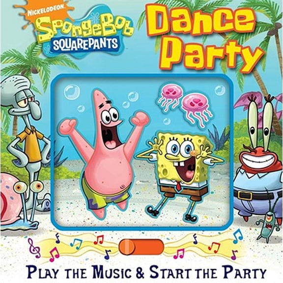 Pre-Owned Spongebob Squarepants Dance Party Book and Music Mover