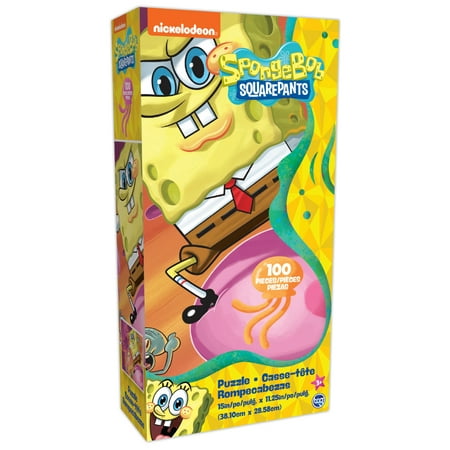 Nickelodeon Spongebob Squarepants Jigsaw Puzzles Assortment, 48pc or 100pc Count, for Child Ages 3+