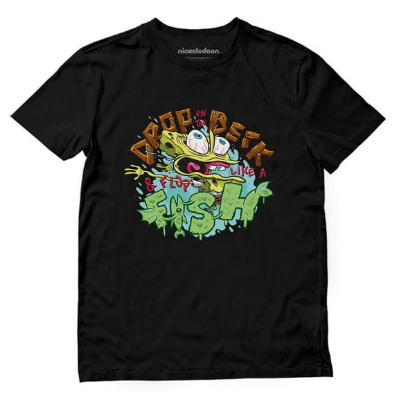 Nickelodeon Spongebob Squarepants Shirts Style 1 Black XX-Large