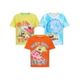thumbnail image 1 of Nickelodeon Spongebob Squarepants Short Sleeve T-Shirt (Boys), 3 Pack, Sizes 4-12, 1 of 7
