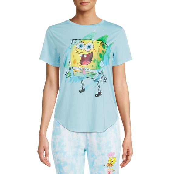 Nickelodeon Spongebob Squarepants Women's Knit T-Shirt