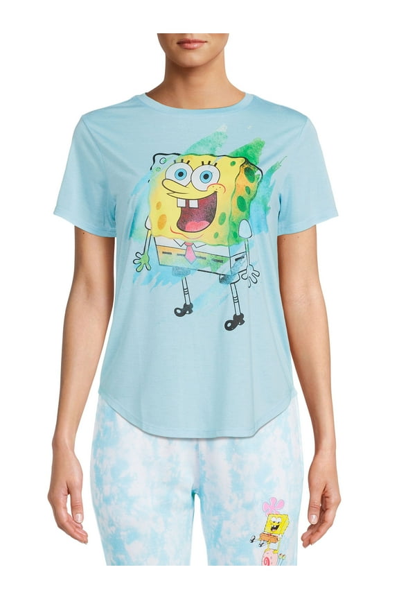 Nickelodeon Spongebob Squarepants Women's Knit T-Shirt