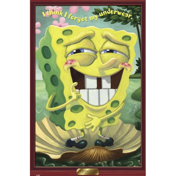 Nickelodeon Spongebob - Underwear Wall Poster, 14.725" x 22.375"