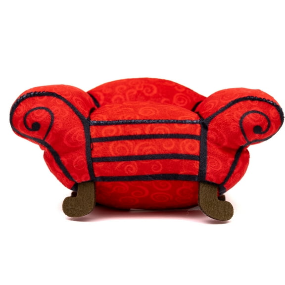 Nickelodeon Squeaky Plush Dog Toy for Large, Medium & Small Dogs, Blue's Clues Thinking Chair Replica, 5.0" x 6.5"