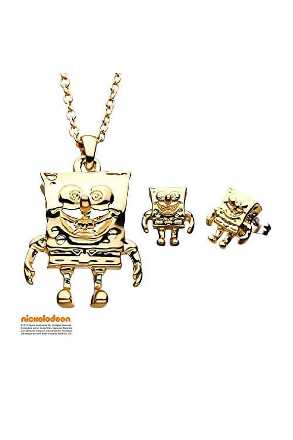 Nickelodeon - Stainless Steel Pendant & Earring Set