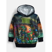 Nickelodeon Teenage Mutant Ninja Turtles Boys Sublimated Embroidered Logo Hoodie, Sizes XS 4/5-XL 14/16