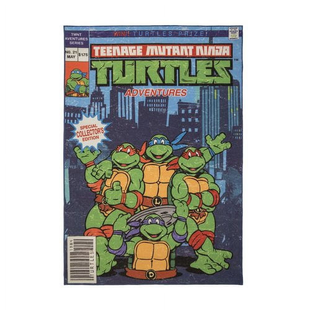 GA GERTMENIAN Nickelodeon Teenage Mutant Ninja Turtle Comic Cover Rug, 54"x78"