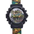 thumbnail image 1 of Nickelodeon Teenage Mutant Ninja Turtles Child Unisex LCD Watch Light-up Dial Silicone Strap (TMR4103WM), 1 of 5