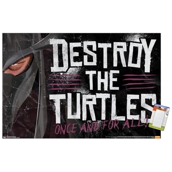 Nickelodeon Teenage Mutant Ninja Turtles - Destroy Wall Poster, 22.375" x 34"