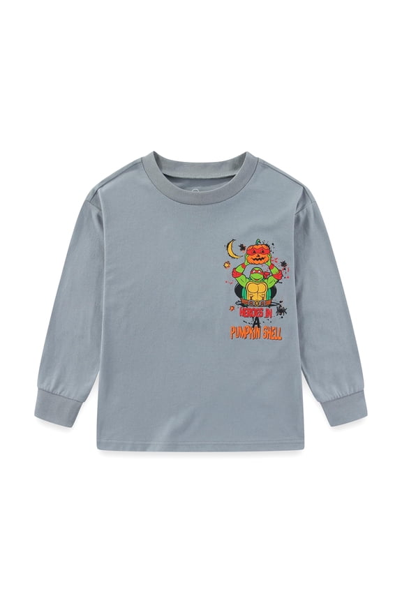 Nickelodeon Teenage Mutant Ninja Turtles Halloween Long Sleeve Shirt (Boys), Sizes 4-10
