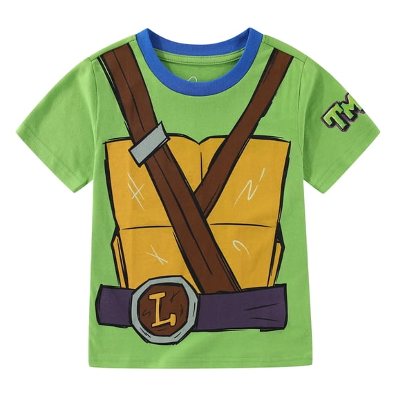 Nickelodeon Teenage Mutant Ninja Turtles Leonardo Short Sleeve T-Shirt (Boys), Sizes 4-10