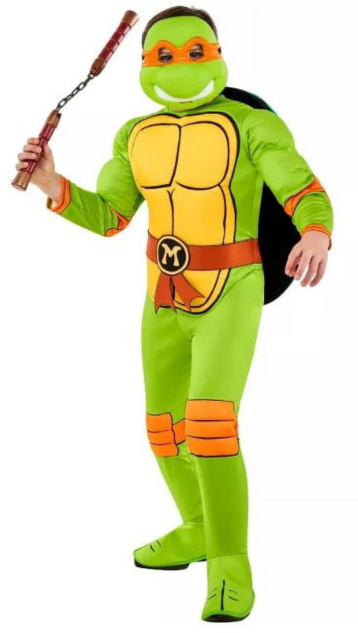 Nickelodeon Teenage Mutant Ninja Turtles Michelangelo Muscle Costume ...