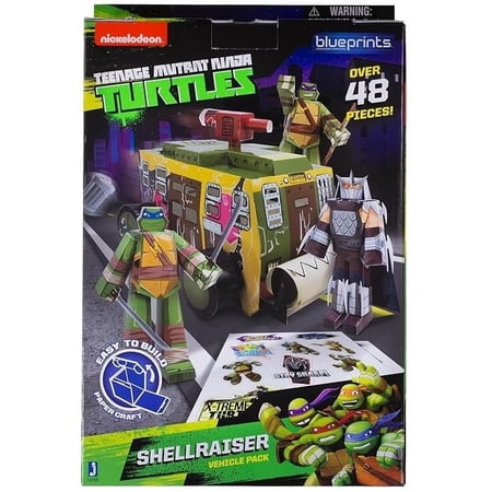 Nickelodeon Teenage Mutant Ninja Turtles Papercraft Vehicle Pack