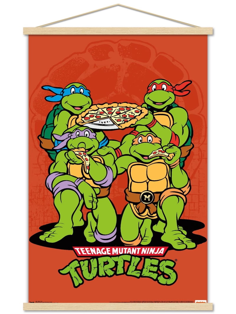 Nickelodeon Teenage Mutant Ninja Turtles - Pizza Wall Poster with