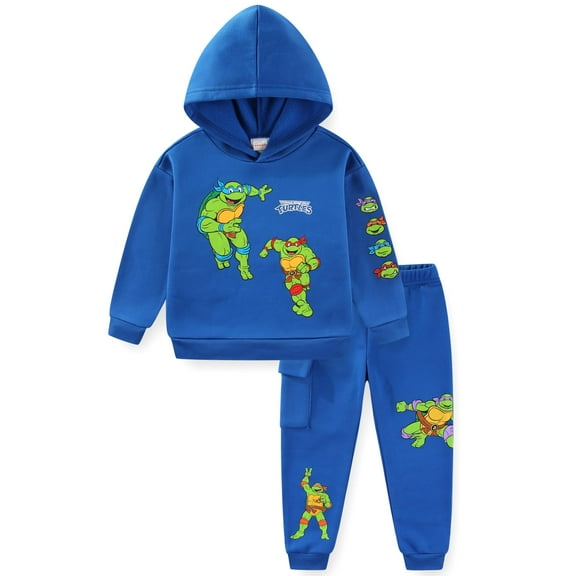 Nickelodeon Teenage Mutant Ninja Turtles Pullover Hoodie and Pants Set (Boys), 2 Piece Set, Sizes 4-7