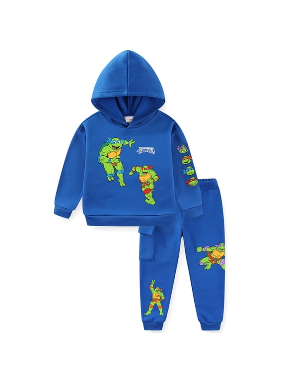 Nickelodeon Teenage Mutant Ninja Turtles Pullover Hoodie and Pants Set (Boys), 2 Piece Set, Sizes 4-7