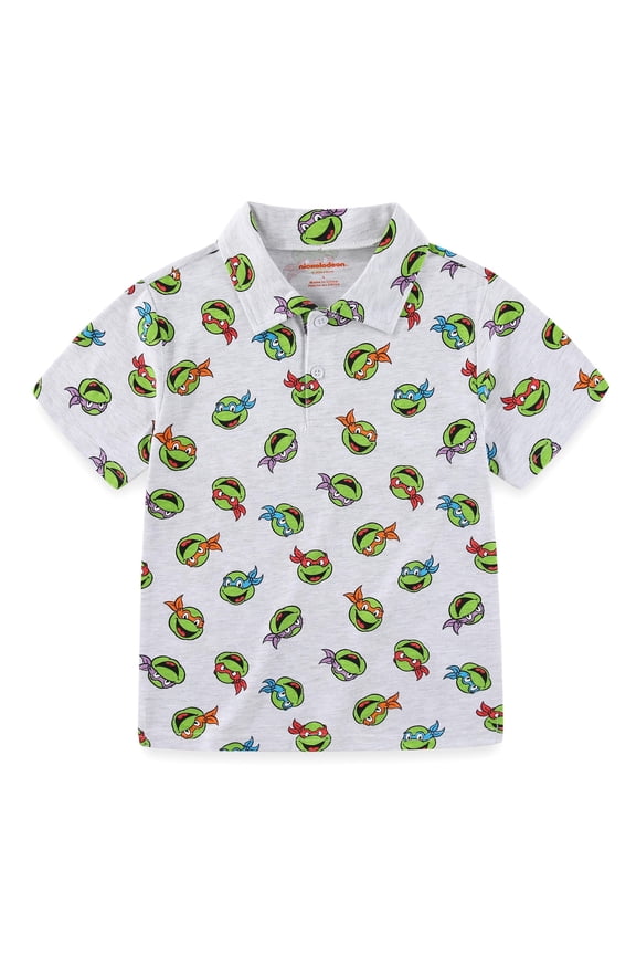 Nickelodeon Teenage Mutant Ninja Turtles Short Sleeve Polo Shirt (Boys), Sizes 4-10