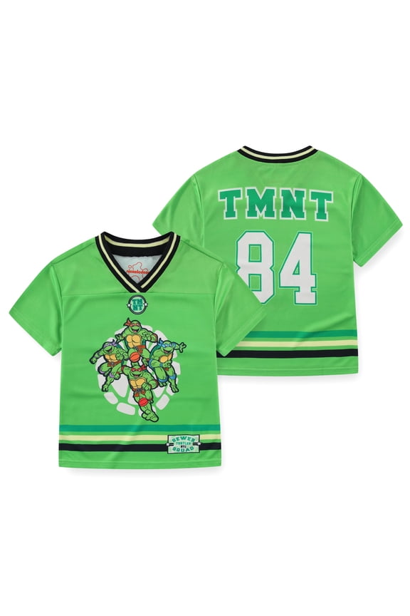 Nickelodeon Teenage Mutant Ninja Turtles Short Sleeve Mesh Jersey T-Shirt (Boys), Sizes 4-10