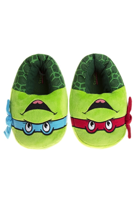 Nickelodeon Teenage Mutant Ninja Turtles Slip On Boys’ Slippers (Little Kids), Green, Size: 910