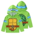 thumbnail image 1 of Nickelodeon Teenage Mutant Ninja Turtles TMNT Leonardo Long Sleeve Hooded Shirt (Boys), Sizes 4-20, 1 of 6