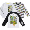 thumbnail image 1 of Nickelodeon Teenage Mutant Ninja Turtles Long Sleeve Shirt (Boys), 3 Pack, Sizes 4-16, 1 of 7