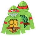 thumbnail image 1 of Nickelodeon Teenage Mutant Ninja Turtles TMNT Raphael Long Sleeve Hooded Shirt (Boys), Sizes 4-20, 1 of 9