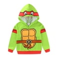 thumbnail image 1 of Nickelodeon Teenage Mutant Ninja Turtles TMNT Raphael Zip Up Hoodie (Boys), Sizes 3T-10, 1 of 5