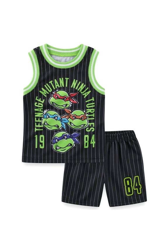 Nickelodeon Teenage Mutant Ninja Turtles Tank Top and Short (Boys), 2 Piece Set, Sizes 3T-12