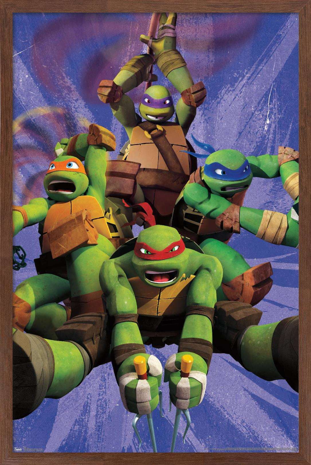 Nickelodeon Teenage Mutant Ninja Turtles - Team Wall Poster, 22.375\, image size:1085x1623